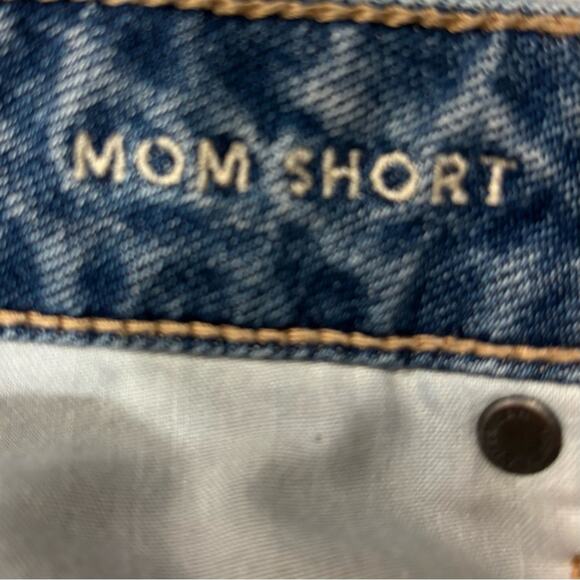 Distressed Blue Denim Women Shorts - Picture 3 of 12